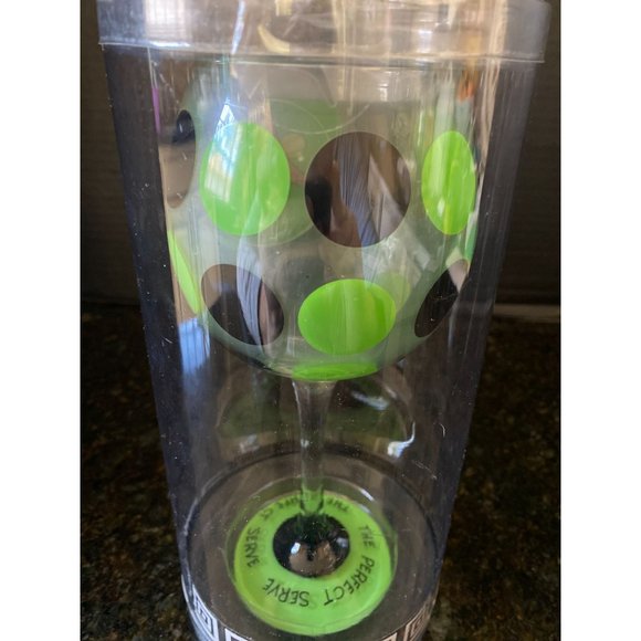 Mud Pie, Swingers 9" Polka Dot Wine Glass, The Perfect Serve, NIB - Picture 3 of 8